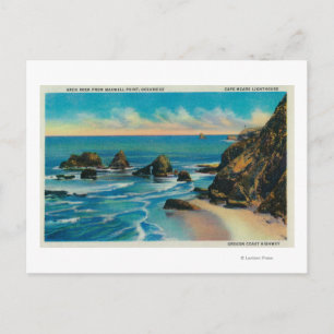 Cartão Postal Arch Rock de Maxwell Point, OceansideCoast