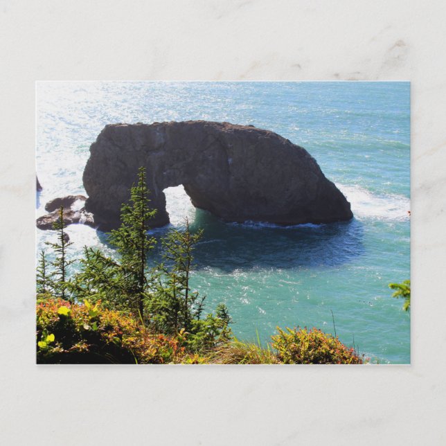 Cartão Postal Arch Rock, Samuel H. Boardman State Park, Oregon (Frente)