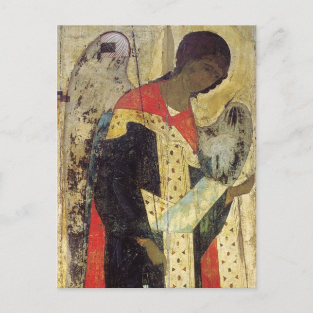 Cartão Postal Archangel Michael por Andrei Rublev (Frente)