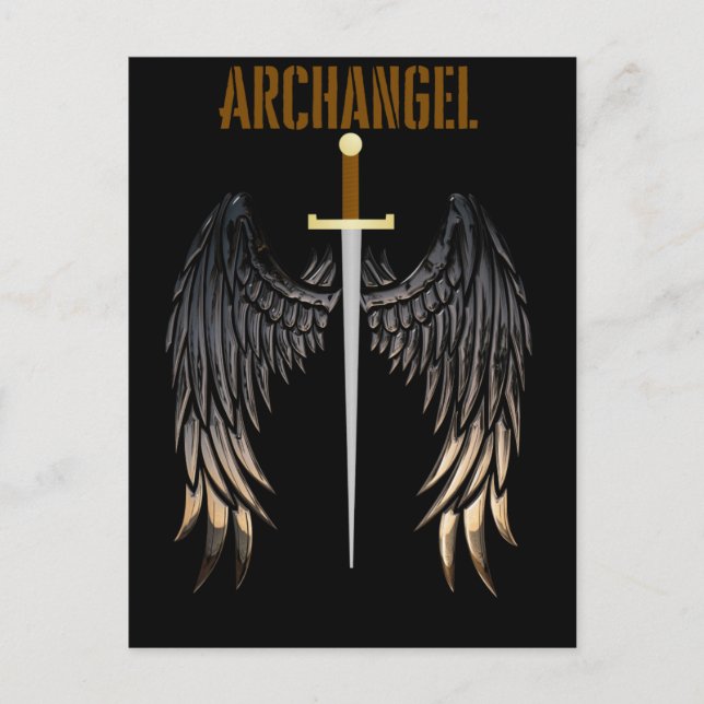 CARTÃO POSTAL ARCHANGEL SWORD  (Frente)