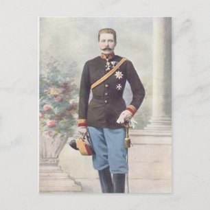 Cartão Postal Archduke Franz Ferdinand, Áustria