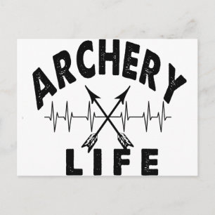 Cartão Postal Archery Life