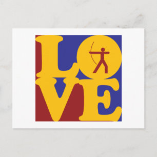 Cartão Postal Archery Love