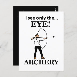 Cartão Postal Archery Sports Arco Arrow Archery