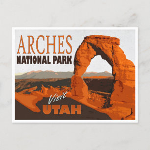 Cartão Postal Arches National Park, Cartão-postal de Viagens vin