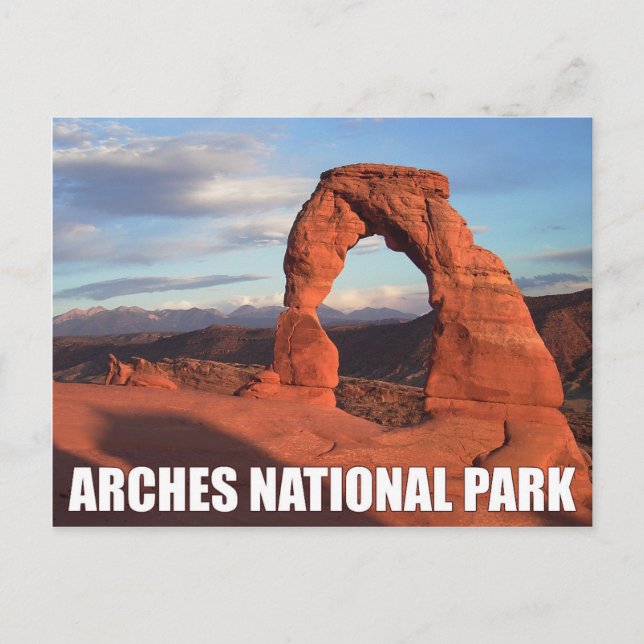 Cartão Postal Arches National Park, Cartaz Delicado Arch de Utah (Frente)