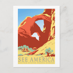 Cartão Postal Arches National Park Co-Viagens vintage do Colorad