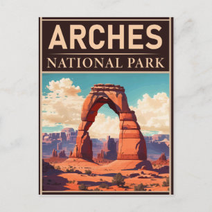 Cartão Postal Arches National Park Moab Utah - Arco Delicado