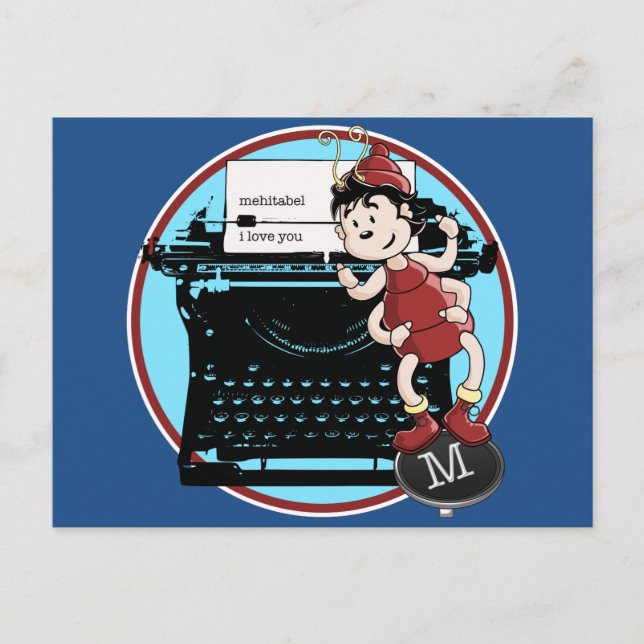 Cartão Postal Archy Ama Mehitabel (Frente)