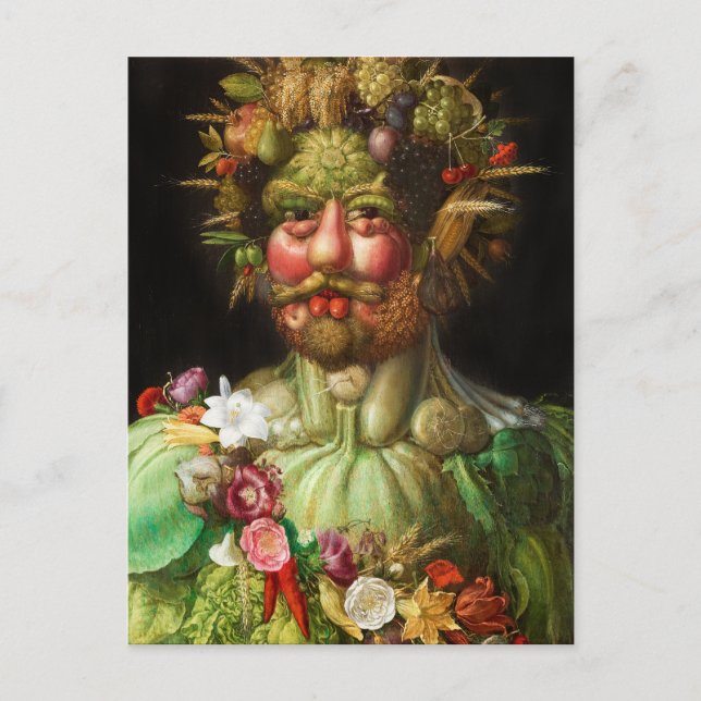 Cartão postal Arcimboldo Rudolf II (Frente)