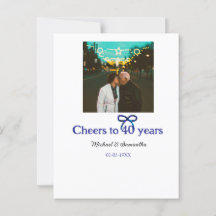 Arco azul g comemora 40 anos de casamento 