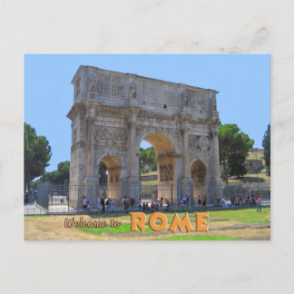 Cartão Postal Arco de Constantina Roma