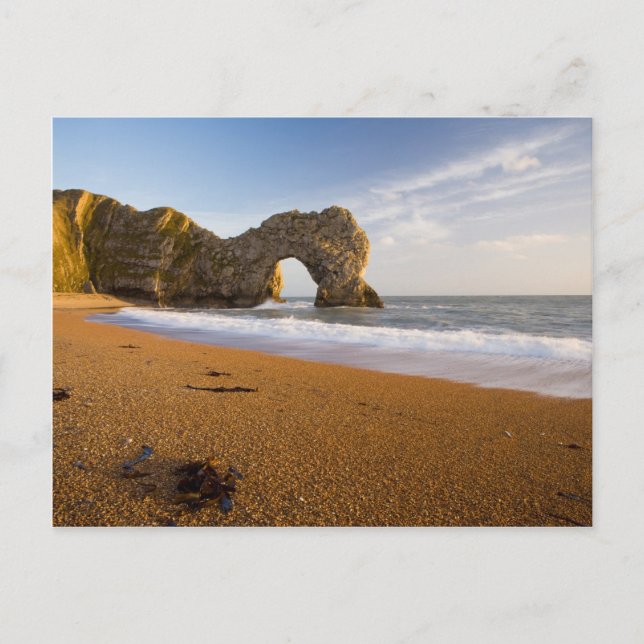 Cartão Postal Arco de Rocha Durdle Door Dorset Inglaterra (Frente)
