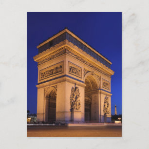 Cartão Postal arco de triomphe