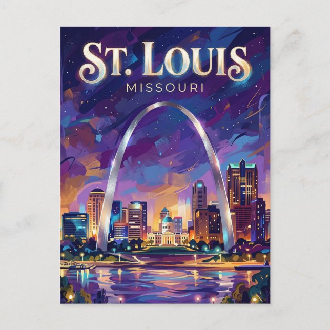 Cartão Postal Arco Gateway EUA (Frente)