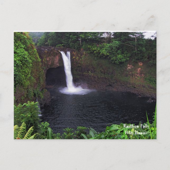Cartão Postal Arco-íris cai (Frente)