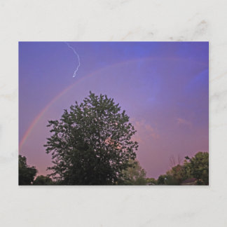 Cartão Postal Arco-Íris chocante