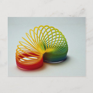 Cartão Postal Arco-Íris colorido, brinquedo furtivo para crian