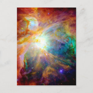 Cartão Postal Arco-íris da Nebulosa de Órion Galáxia