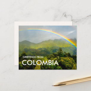 Cartão Postal Arco-íris da Selva Bogotá Colômbia