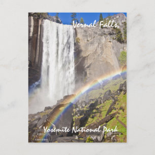Cartão Postal Arco-íris em Vernal Falls, Yosemite