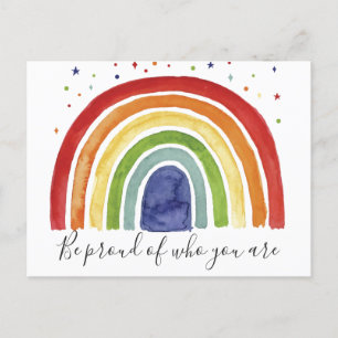 Cartão postal - Arco-íris Gay, Orgulhe-se de Quem