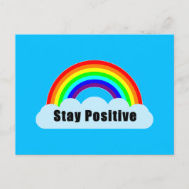 Cartão Postal ARCO-ÍRIS - Mantenha-se Positivo