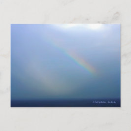 Cartão Postal Arco-íris sobre o Oceano