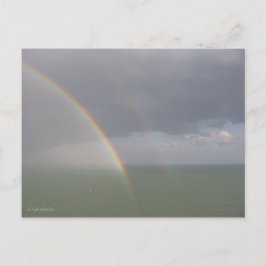 Cartão Postal Arco-íris sobre o Oceano II
