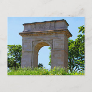 Cartão Postal Arco Memorial da Primeira Guerra Mundial de Roseda