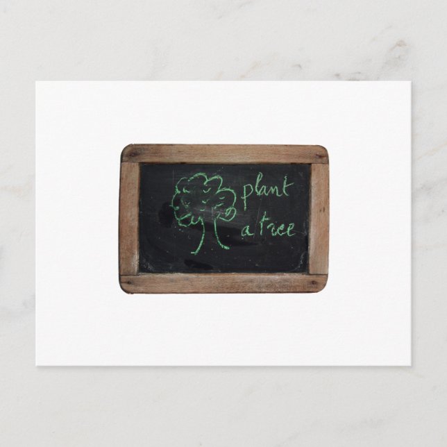 Cartão Postal Ardoise #12 - Plante uma árvore (Frente)