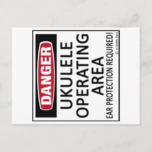 Cartão Postal Área de Operação Ukulele