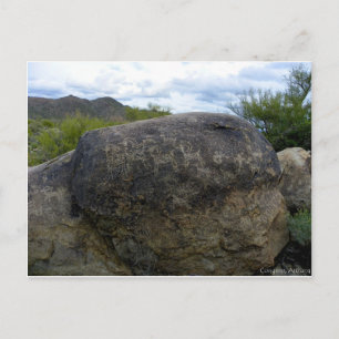 Cartão Postal Área de Petroglifo