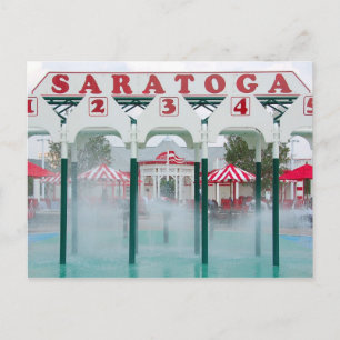Cartão Postal Área de Recreação da Piscina de Saratoga Springs