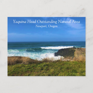 Cartão Postal Área Natural de Destaque Yaquina Head, Oregon
