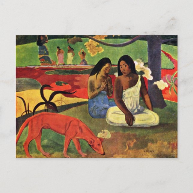 Cartão Postal Arearea Por Gauguin Paul (Melhor Qualidade) (Frente)