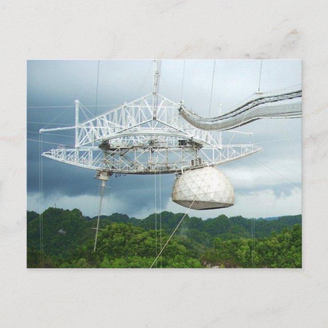 Cartão Postal Arecibo Radio Telescope, Porto Rico (Frente)