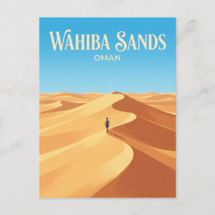 Cartão Postal Areias de Wahiba Oman