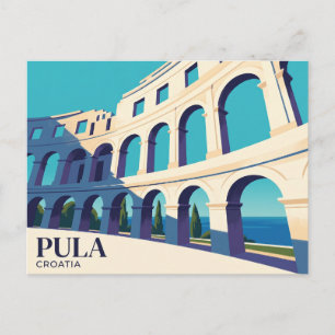 Cartão Postal Arena de Pula Croácia