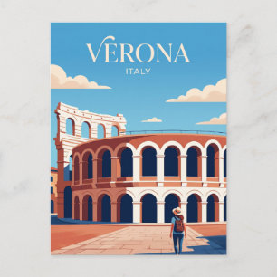 Cartão Postal Arena de Verona Itália