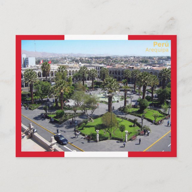 Cartão Postal Arequipa - Peru (Frente)