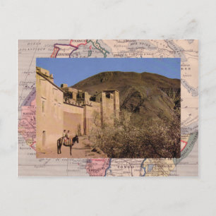 Cartão Postal Argel, cidade murada, sul de Marrocos