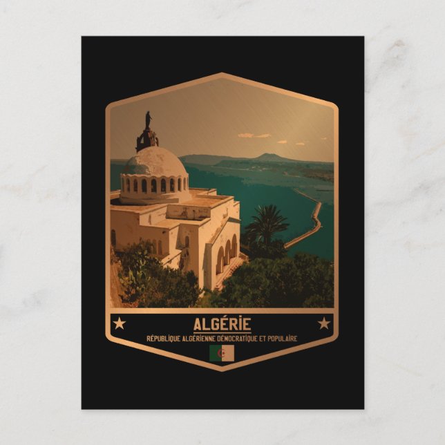 Cartão Postal Argélia (Frente)