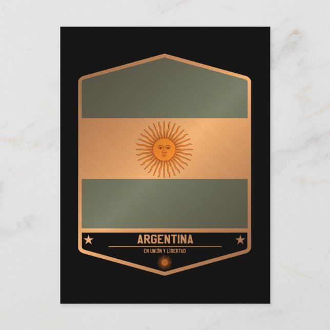 Cartão Postal Argentina (Frente)