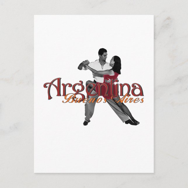 Cartão Postal Argentina (Frente)