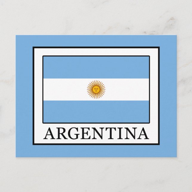 Cartão Postal Argentina (Frente)