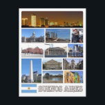 Cartão Postal Argentina - Buenos Aires -<br><div class="desc">Aqui você encontrará o souvenir das suas férias. Esta categoria contém lembranças de muitos locais: América - Argentina - Buenos Aires. Amplie amigos e parentes com as lembranças únicas de sua viagem de excelente! Tente!</div>