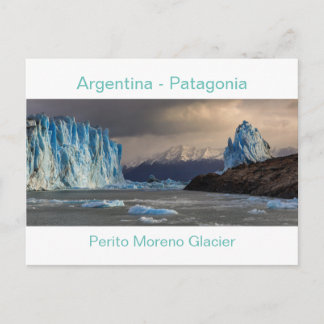 Cartão Postal Argentina - Cartaz do Glaciar Perito Moreno