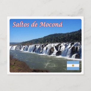 Cartão Postal Argentina - Saltos de Moconá -