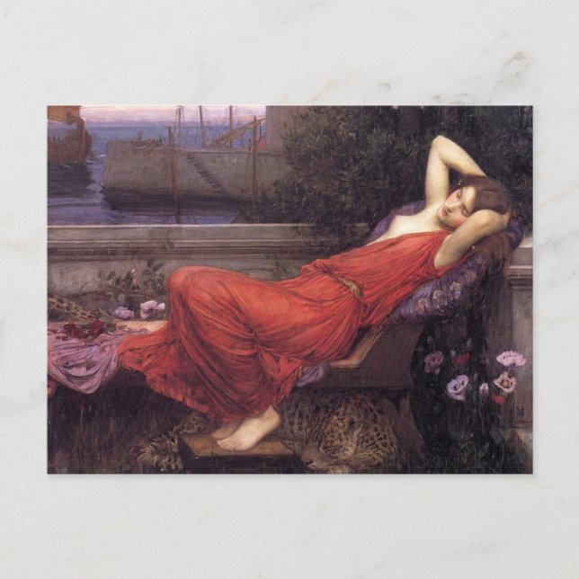 Cartão Postal Ariadne [John William Waterhouse] (Frente)